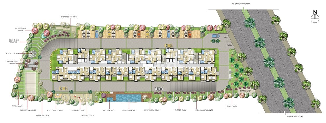 Subha 9 Sky Vue Master Plan 1