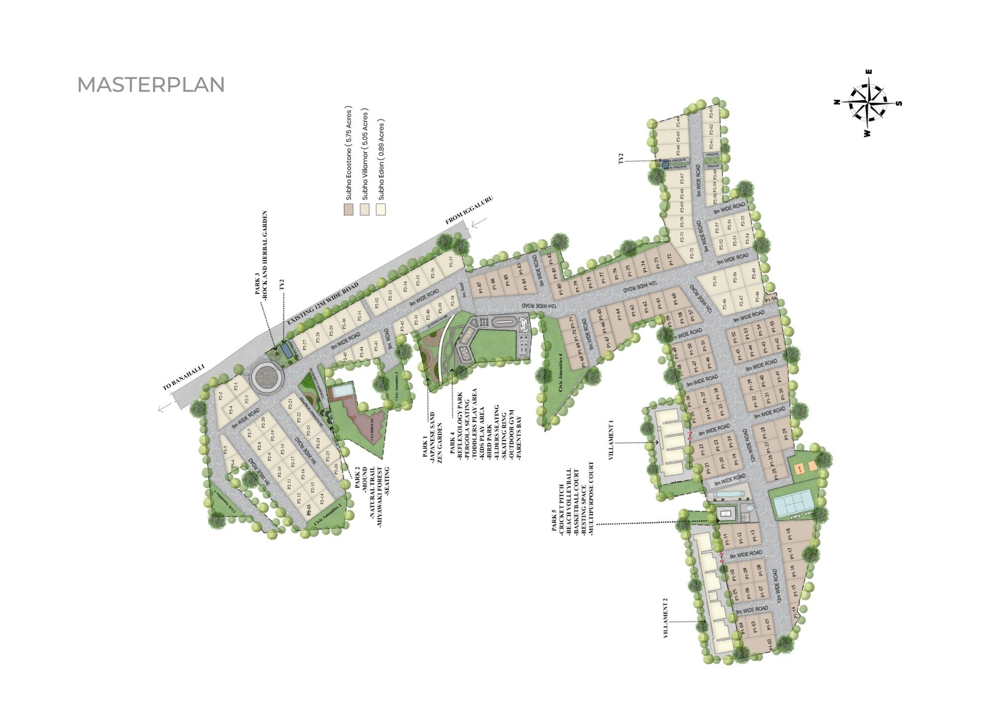 Subha Eden Master Plan 1