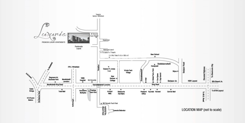 Subhodaya Luxuria Location Image