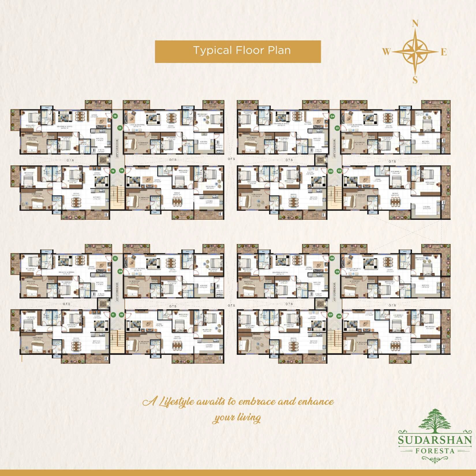 Sudarshan Foresta Floor Plans