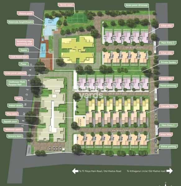 Sukritha Aaroha Cascade Villas Master Plan 1