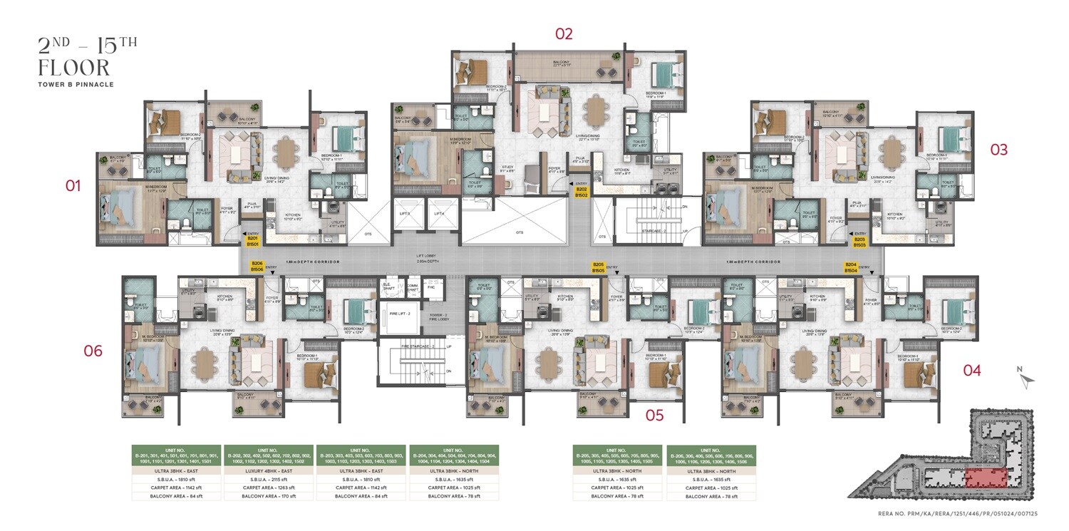 Sumadhura Capitol Residences Floor Plans 2