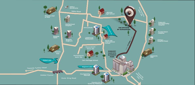 Sumadhura Epitome Location Image