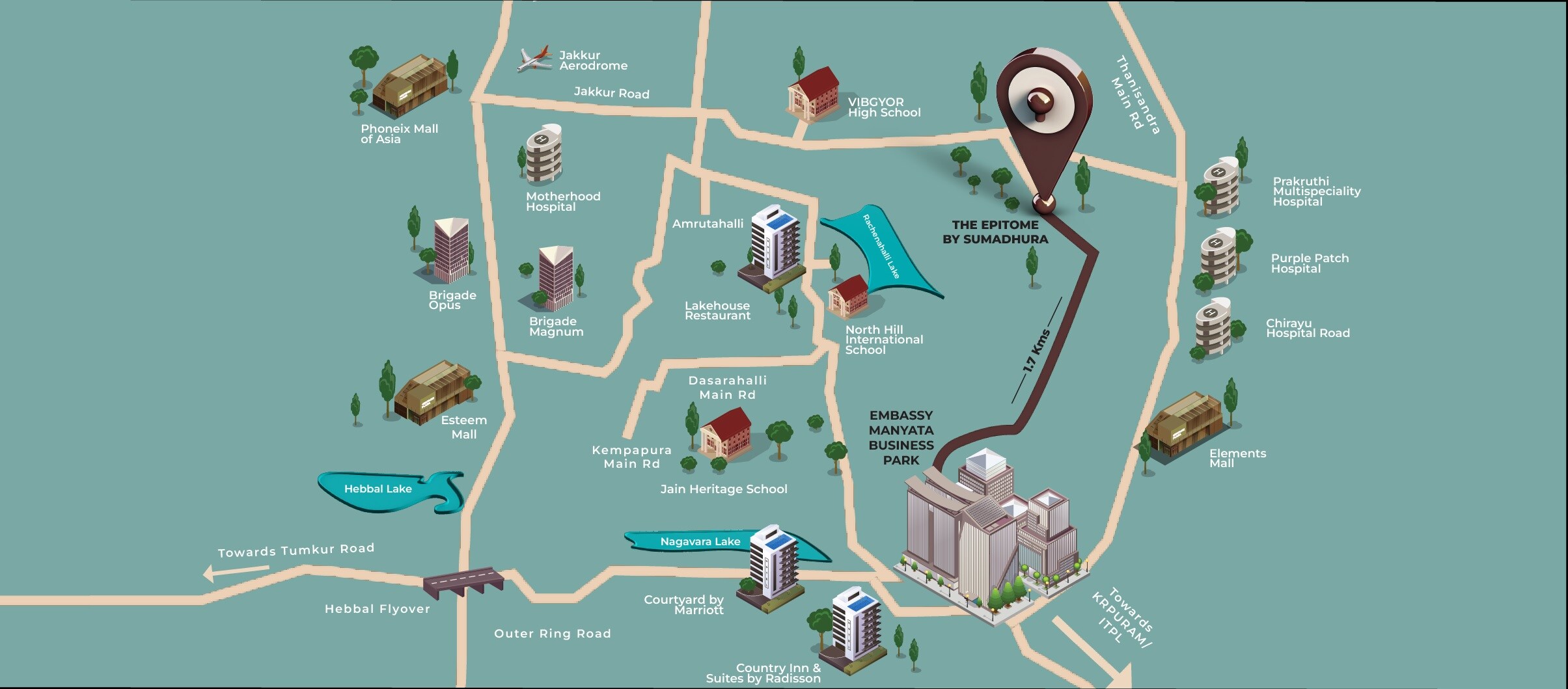 Sumadhura Epitome Location Image