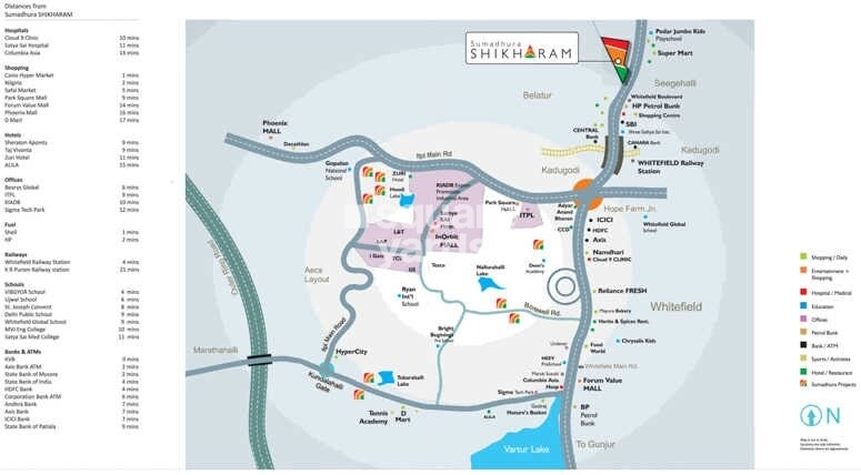 Sumadhura Shikharam Bangalore Location Image
