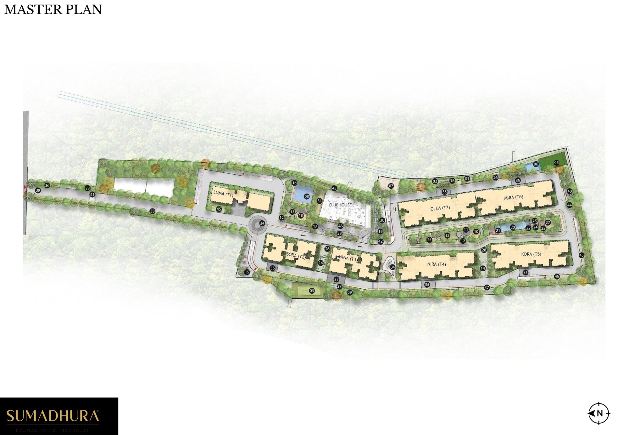 Sumadhura Solace Master Plan Image