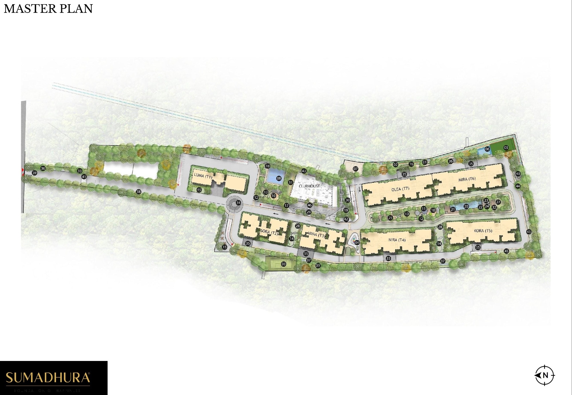 Sumadhura Solace Master Plan Image