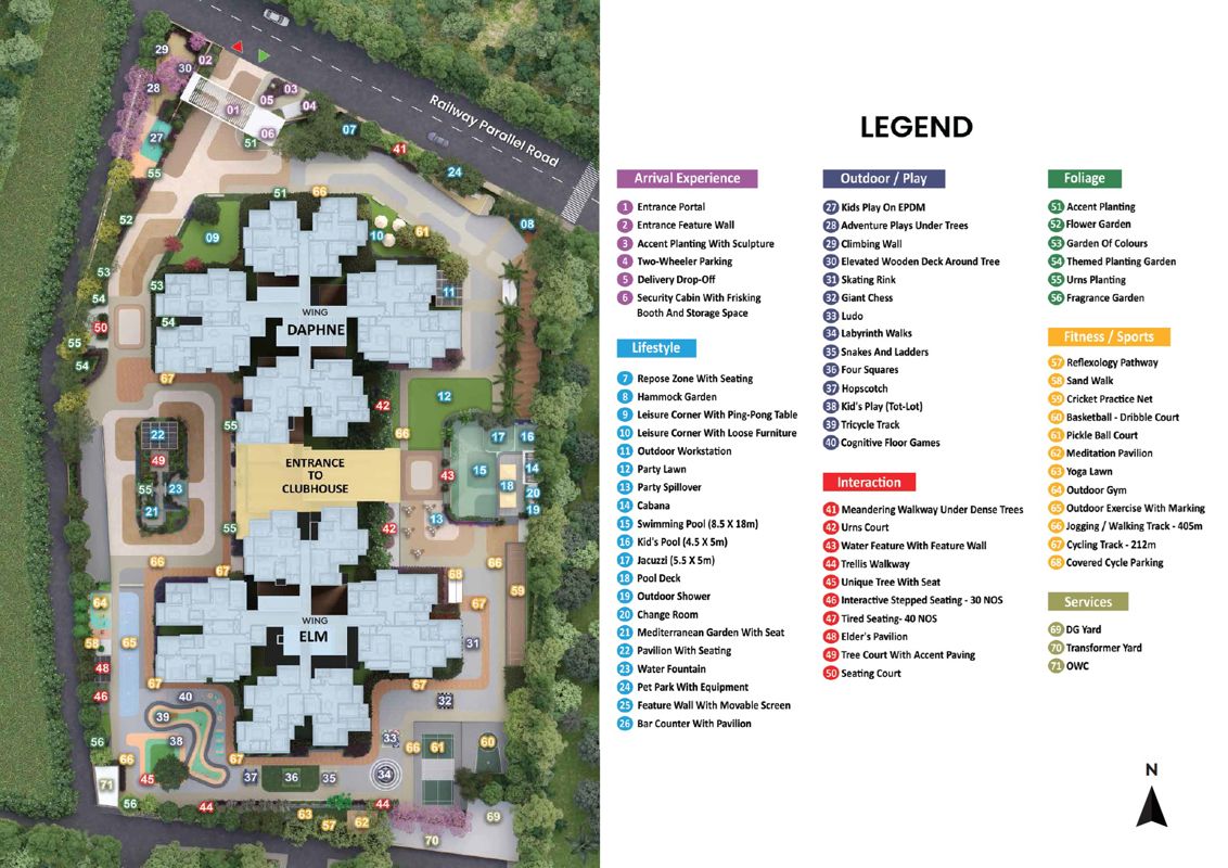 Sumadhura-Solea_a collage of photos showing a train on a track