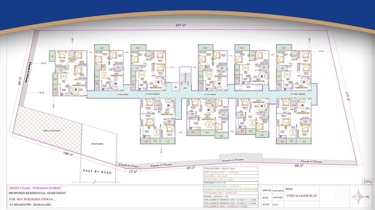 Suraksha Sunrise Park Floor Plans 1