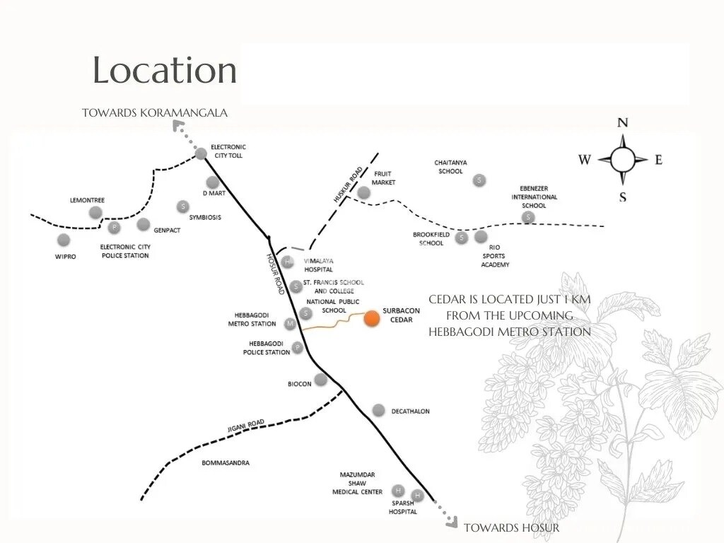 Surbacon Cedar Location Image