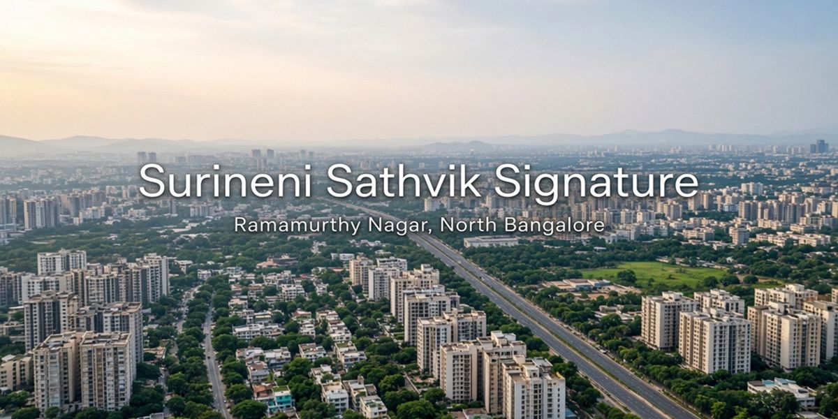 Surineni Sathvik Signature residential project in Ramamurthy Nagar
