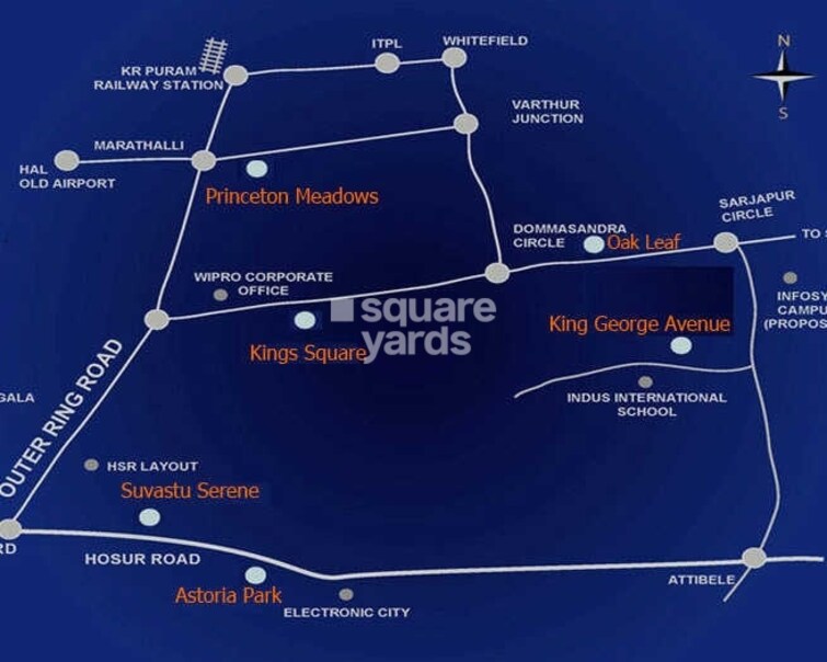 Suvastu King George Avenue Location Image