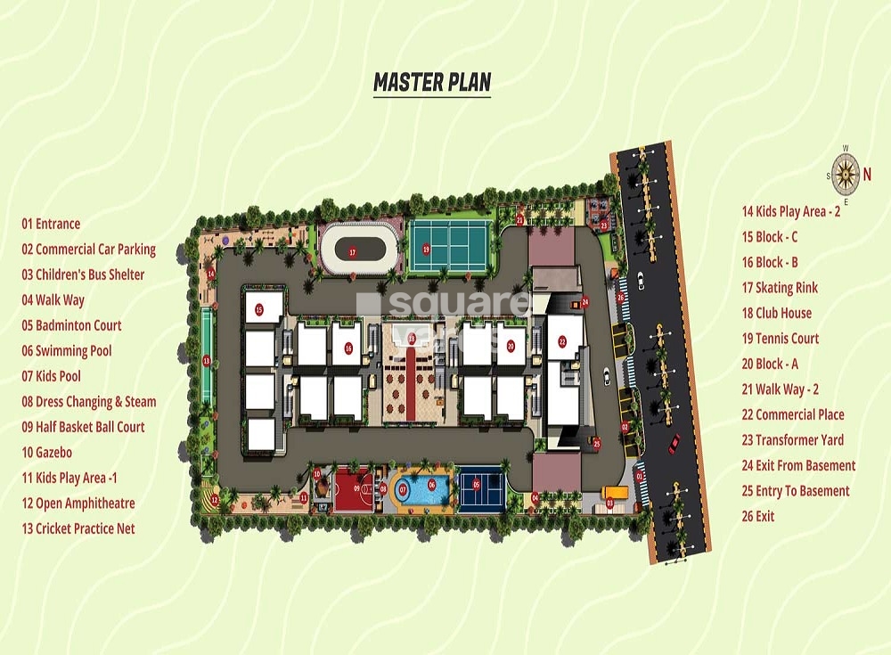 SV Prime Whitefield Master Plan Image