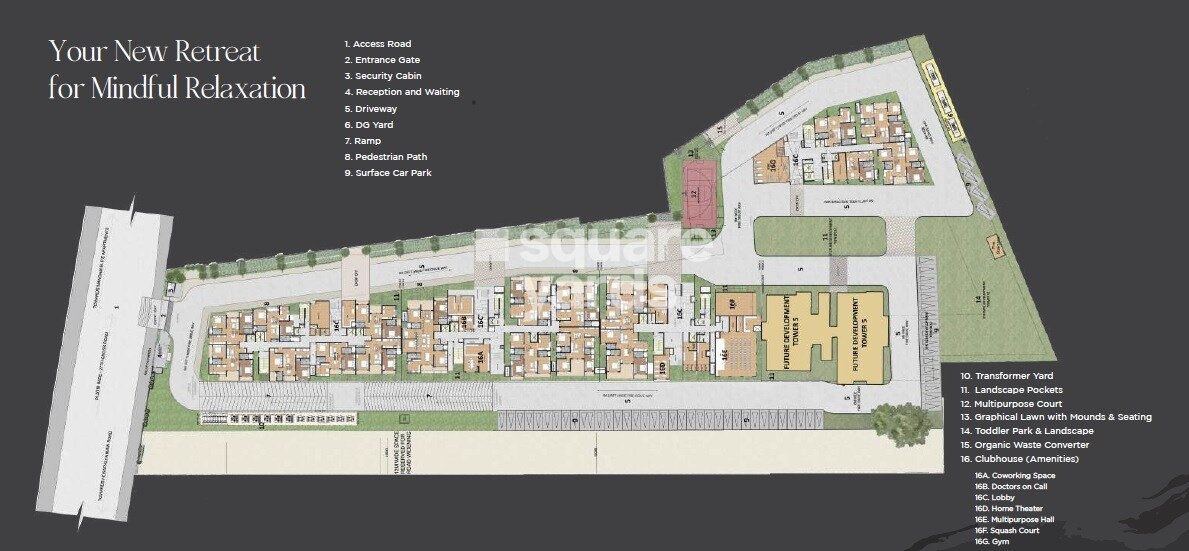 Svamitva-Soul-Spring_an aerial view of a building with a cartoon character on it