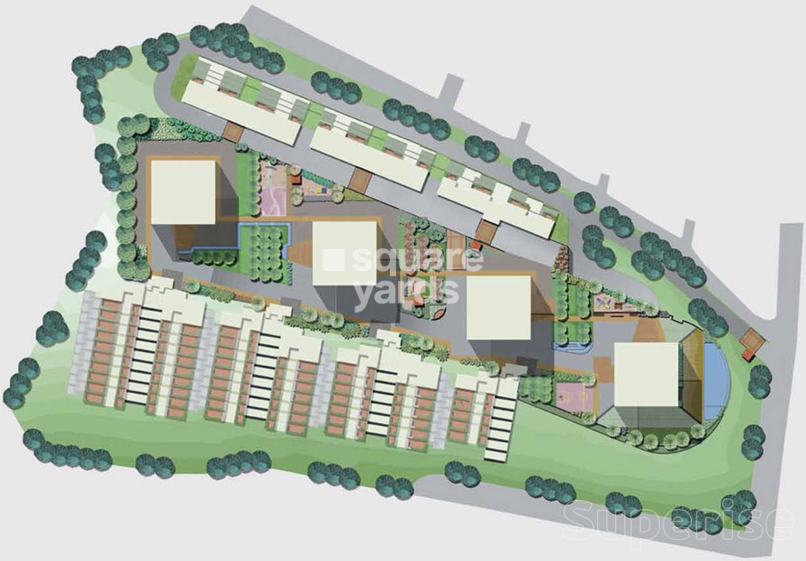 Tata The Cascades Master Plan Image