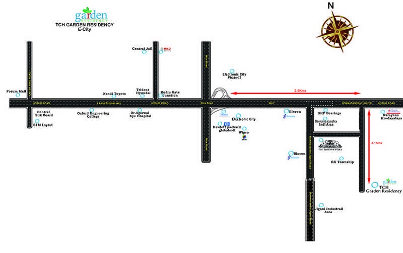 TCH Garden Residency Location Image