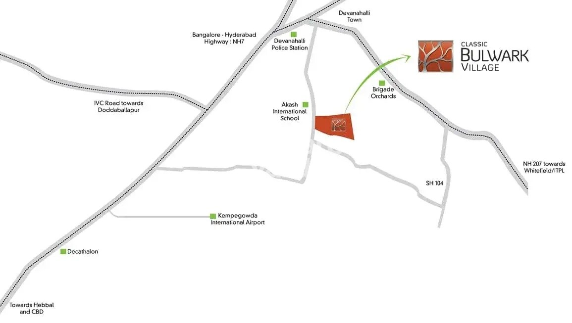 TGH Classic Bulwark Village Location Image