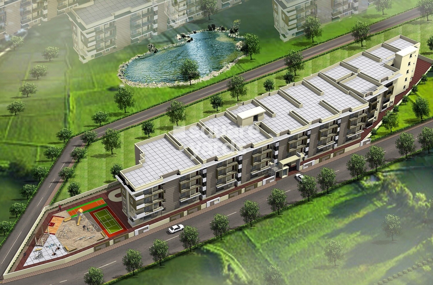 Tharuns BV Sattva Tower View 1