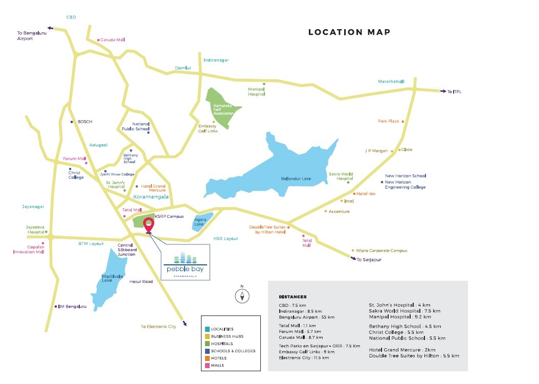 The Advantage Raheja Pebble Bay Location Image
