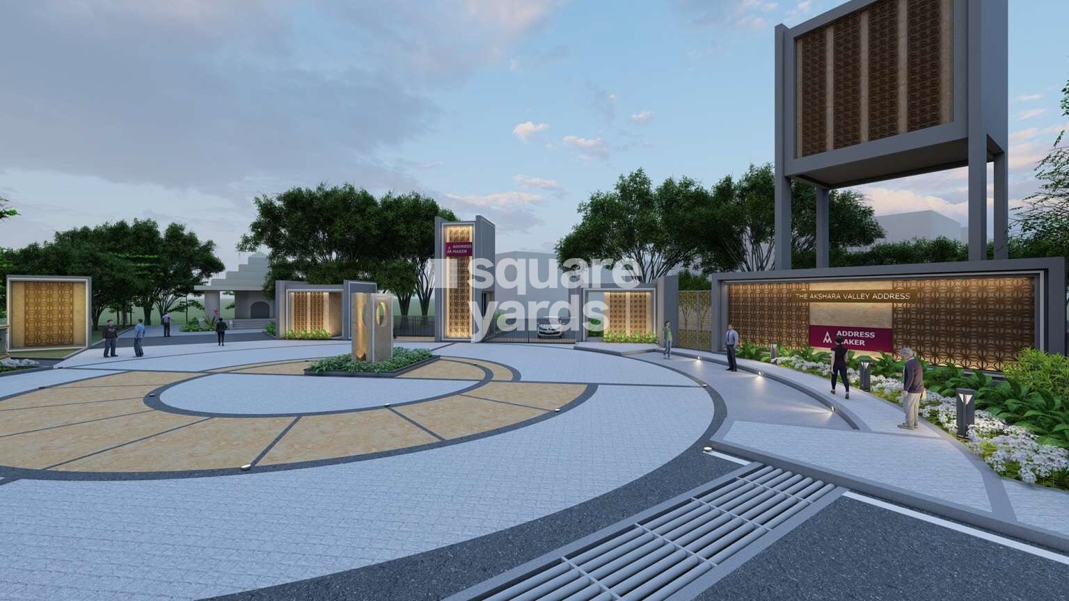The Akshara Valley Address Entrance View