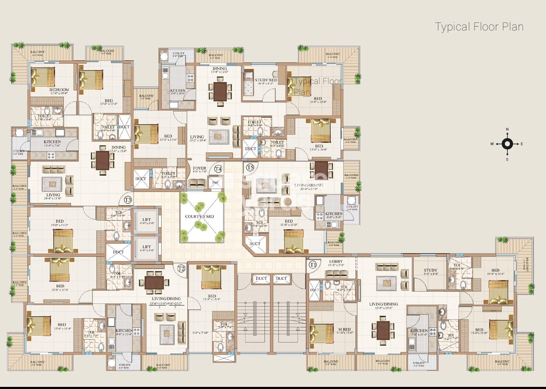 The Marquis Floor Plans