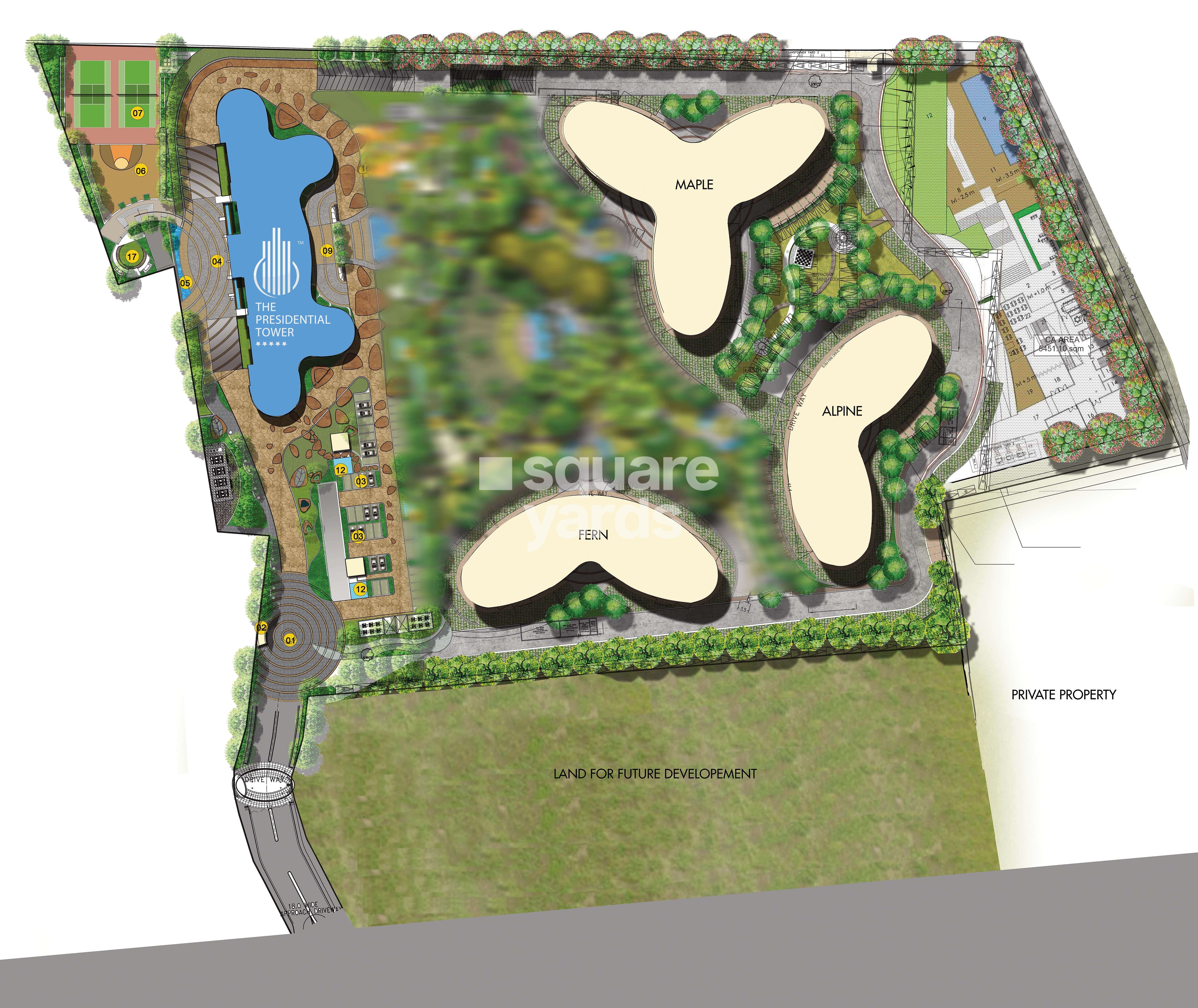 The Presidential Tower Master Plan Image