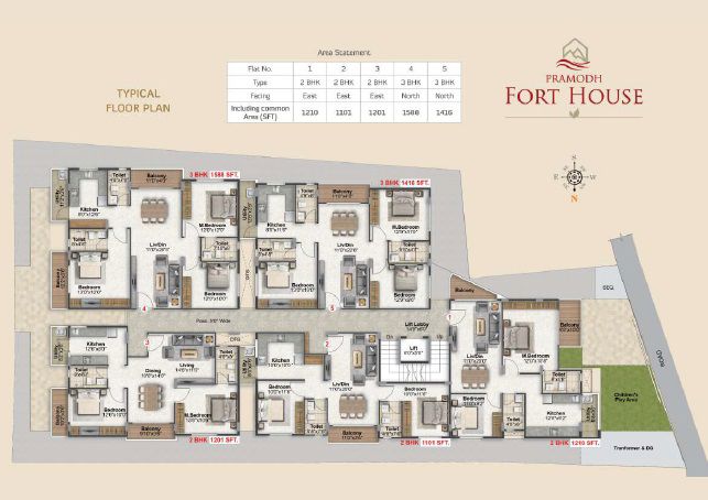 Thipparthi Pramodh Fort House Floor Plans