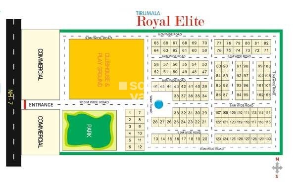 Tirumala Royal Elite Master Plan 1