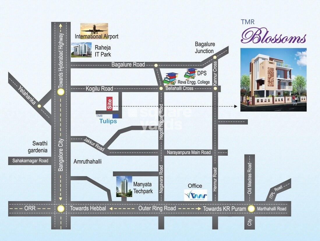 TMR Blossoms Location Image
