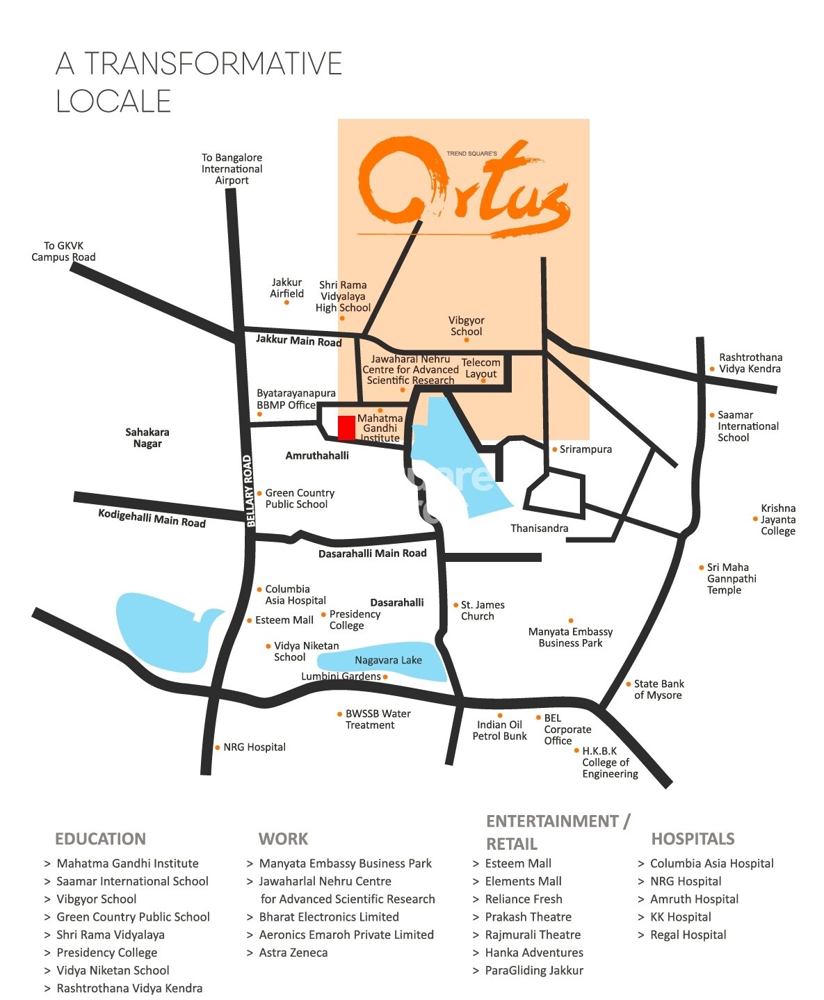 Trendsquare Ortus Apartment Location Image 1