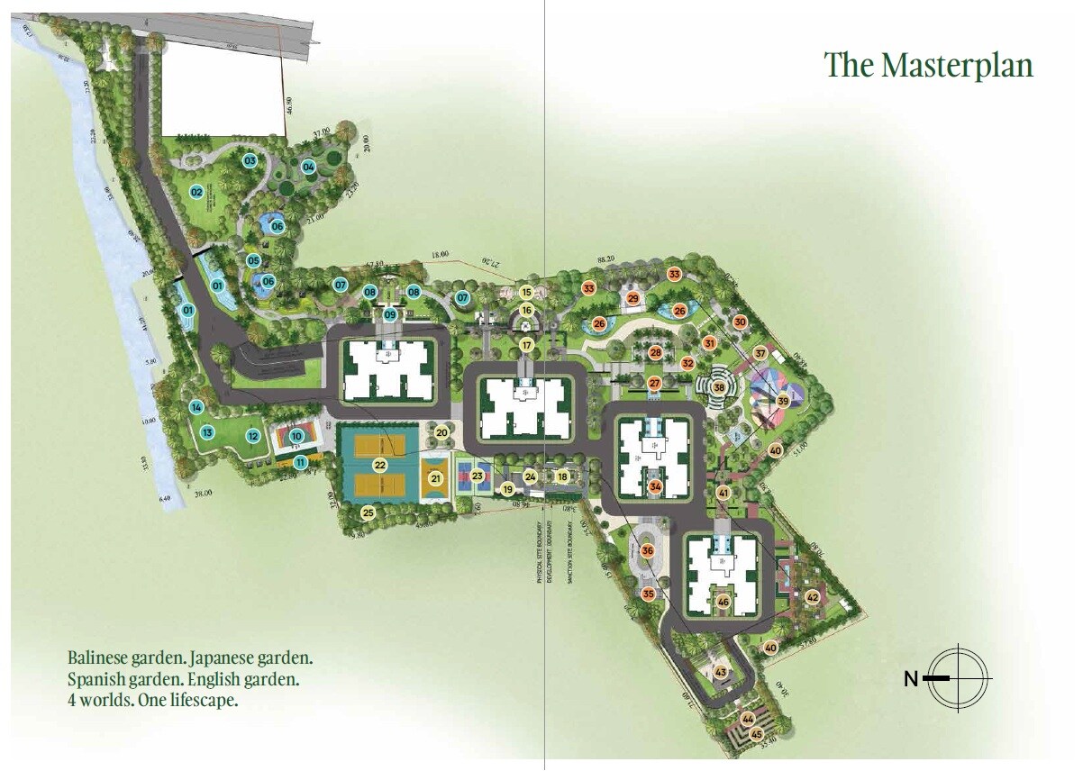 Trendsquares World Of Gardens Master Plan 1