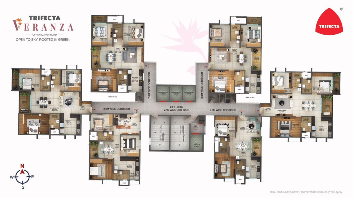 Trifecta Veranza Floor Plans
