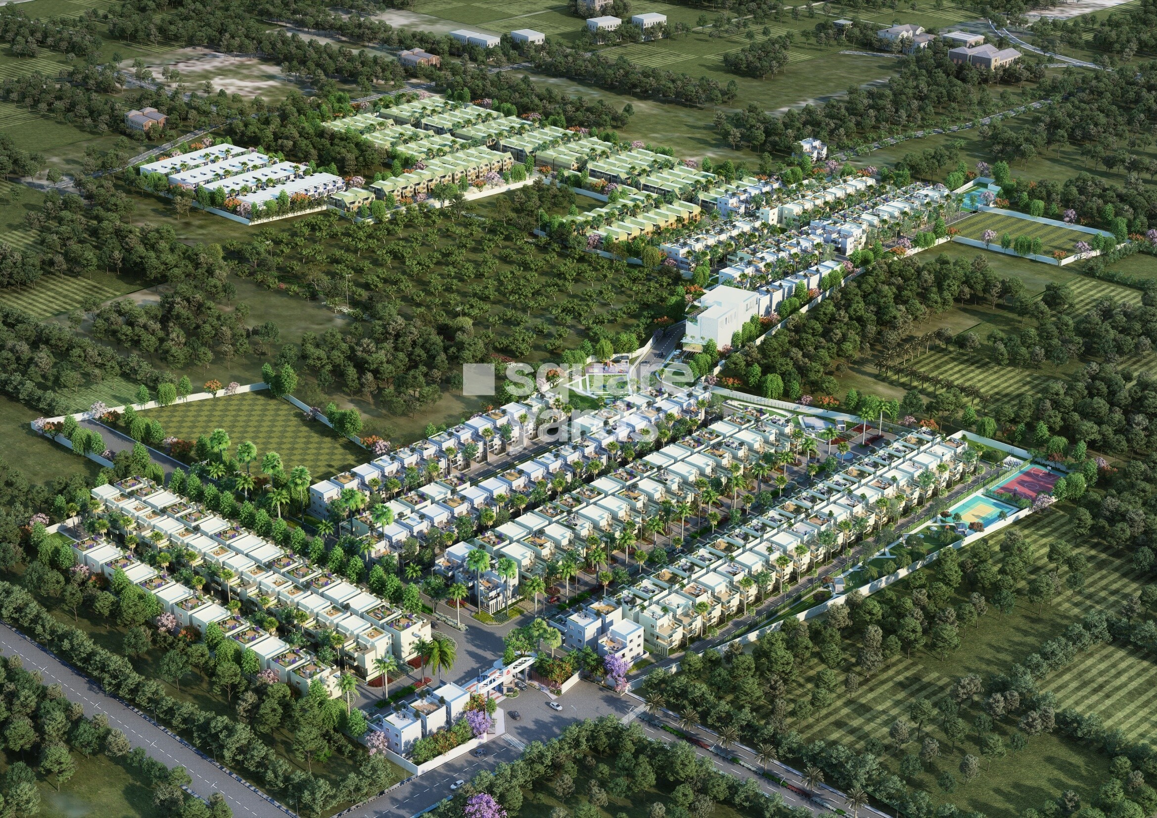 Trifecta Verde En Resplandor Tower View