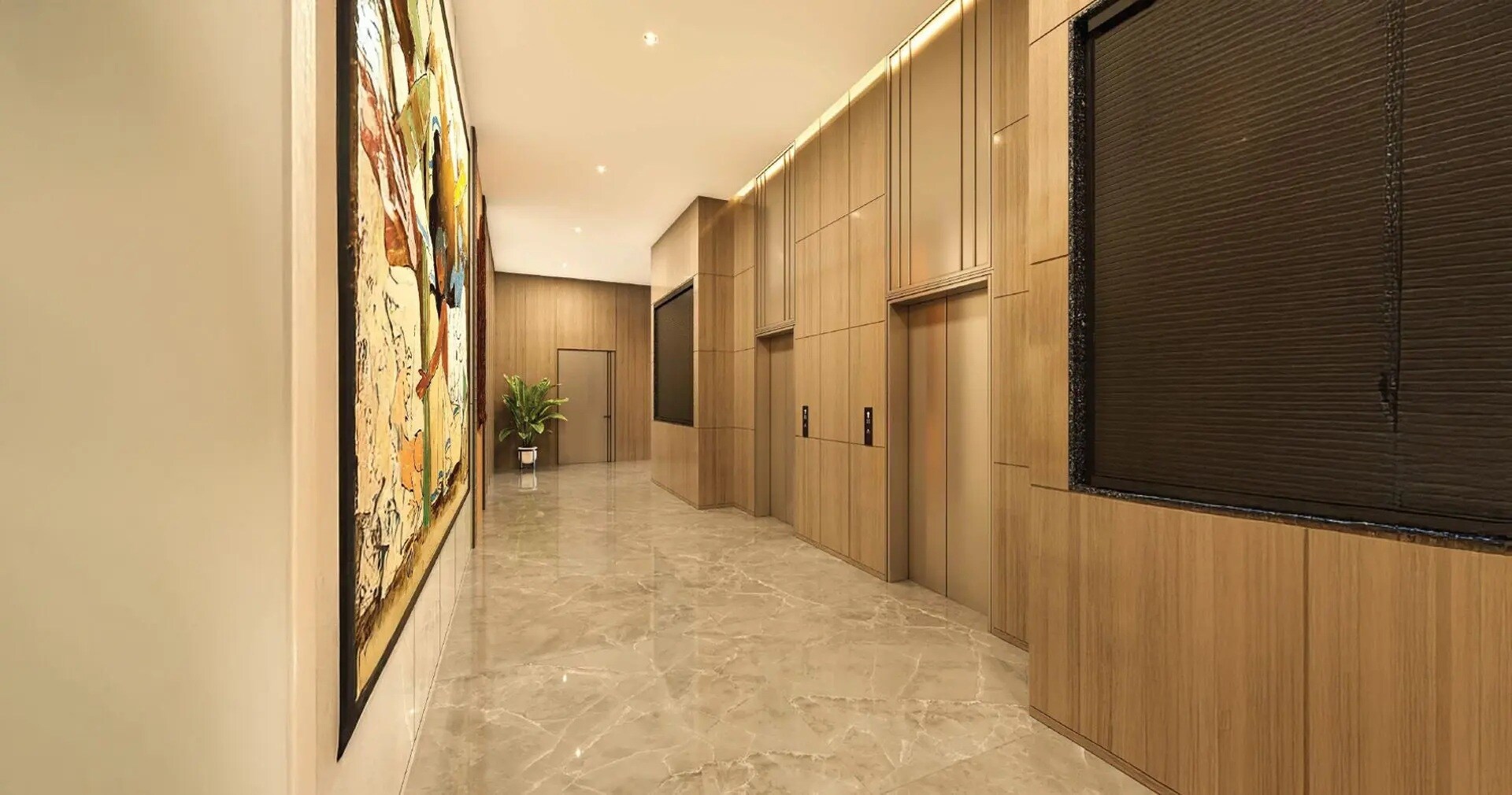 TRU Aquapolis Lift Lobby Image