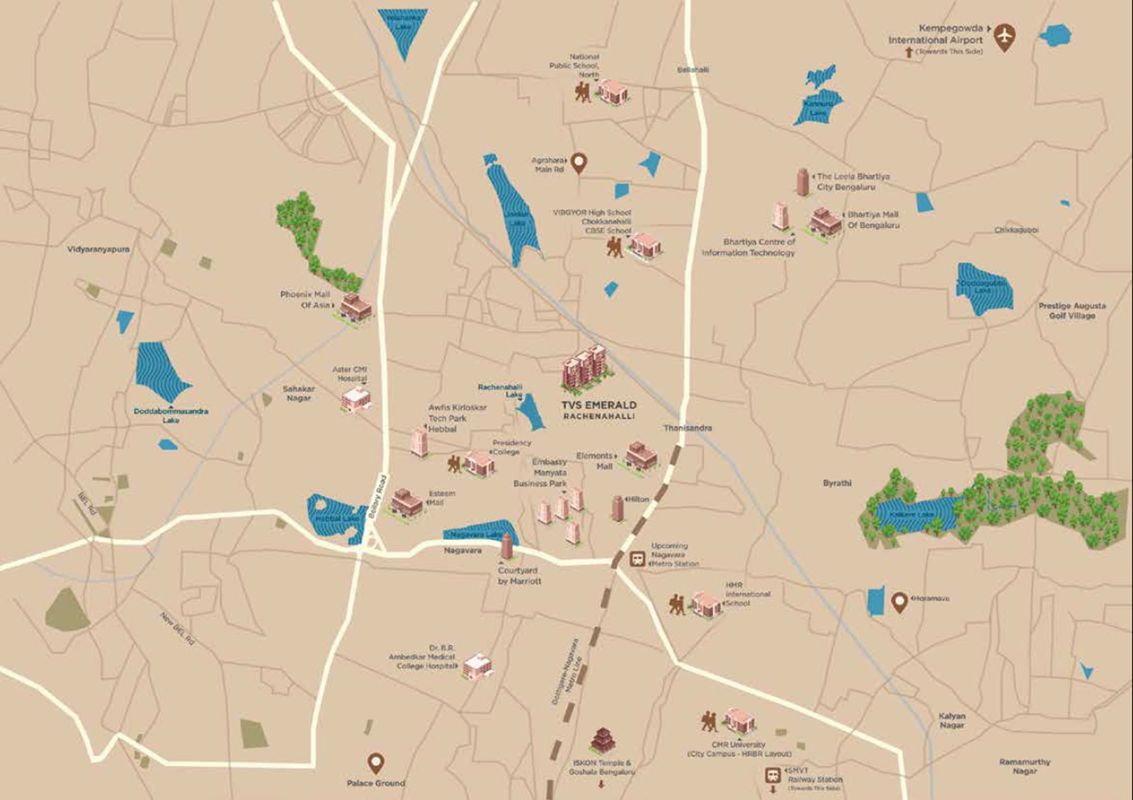 TVS Emerald Isle of Trees Location Image