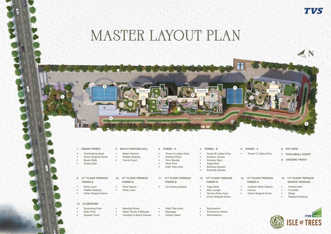 TVS Emerald Isle of Trees Master Plan Image