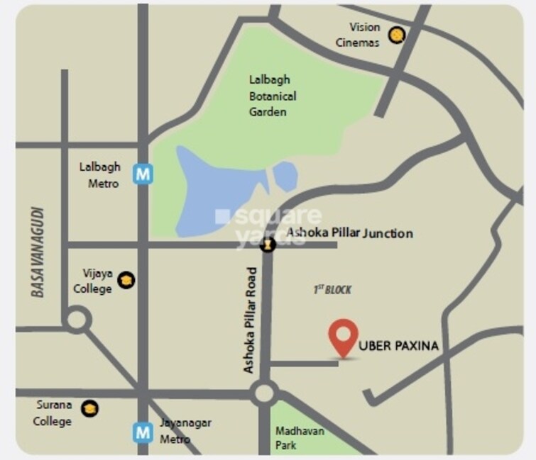 Uber Paxina Location Image