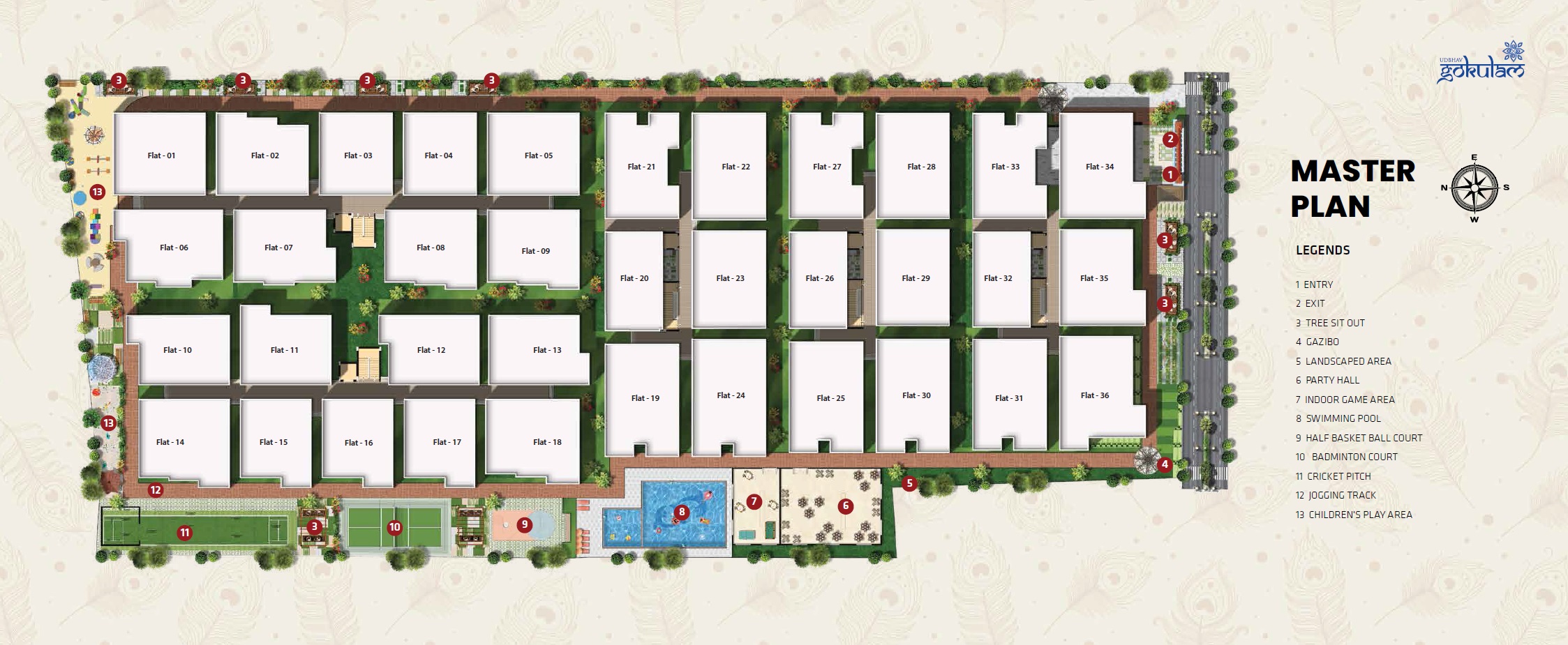 Udbhav Gokulam Master Plan Image