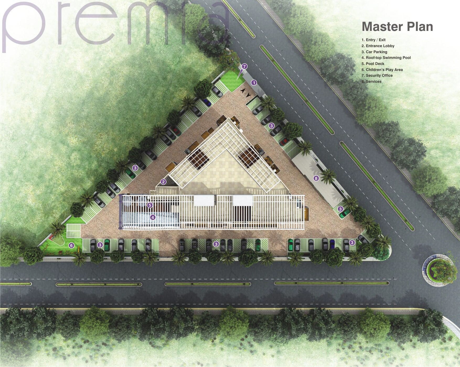 Unishire Belvedere Premia Master Plan Image