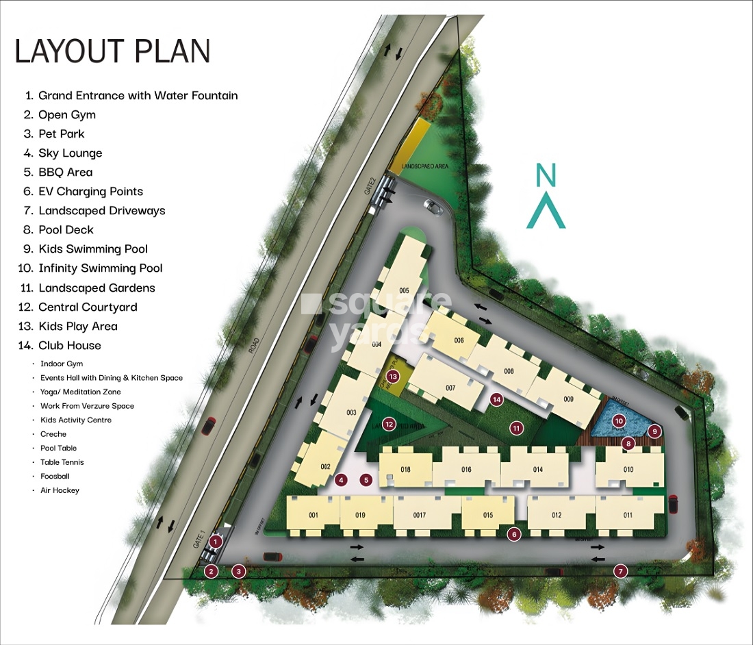 Unishire Verzure Master Plan Image