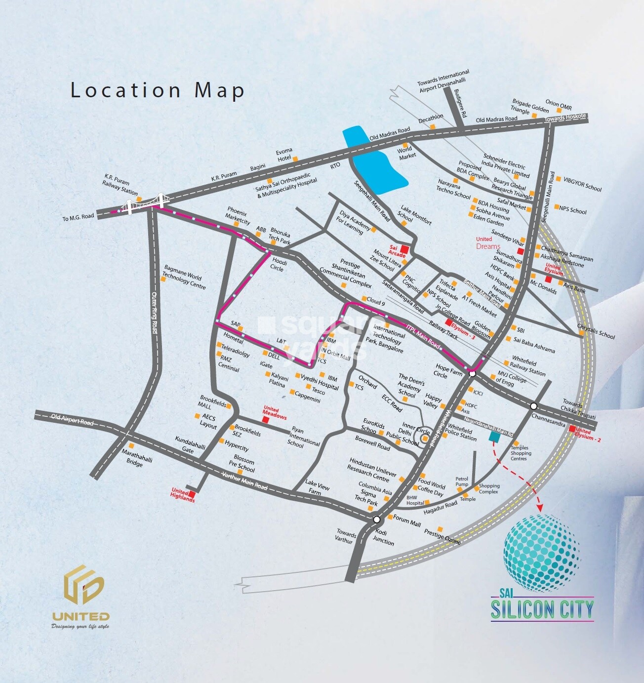 United Sai Silicon City Location Image