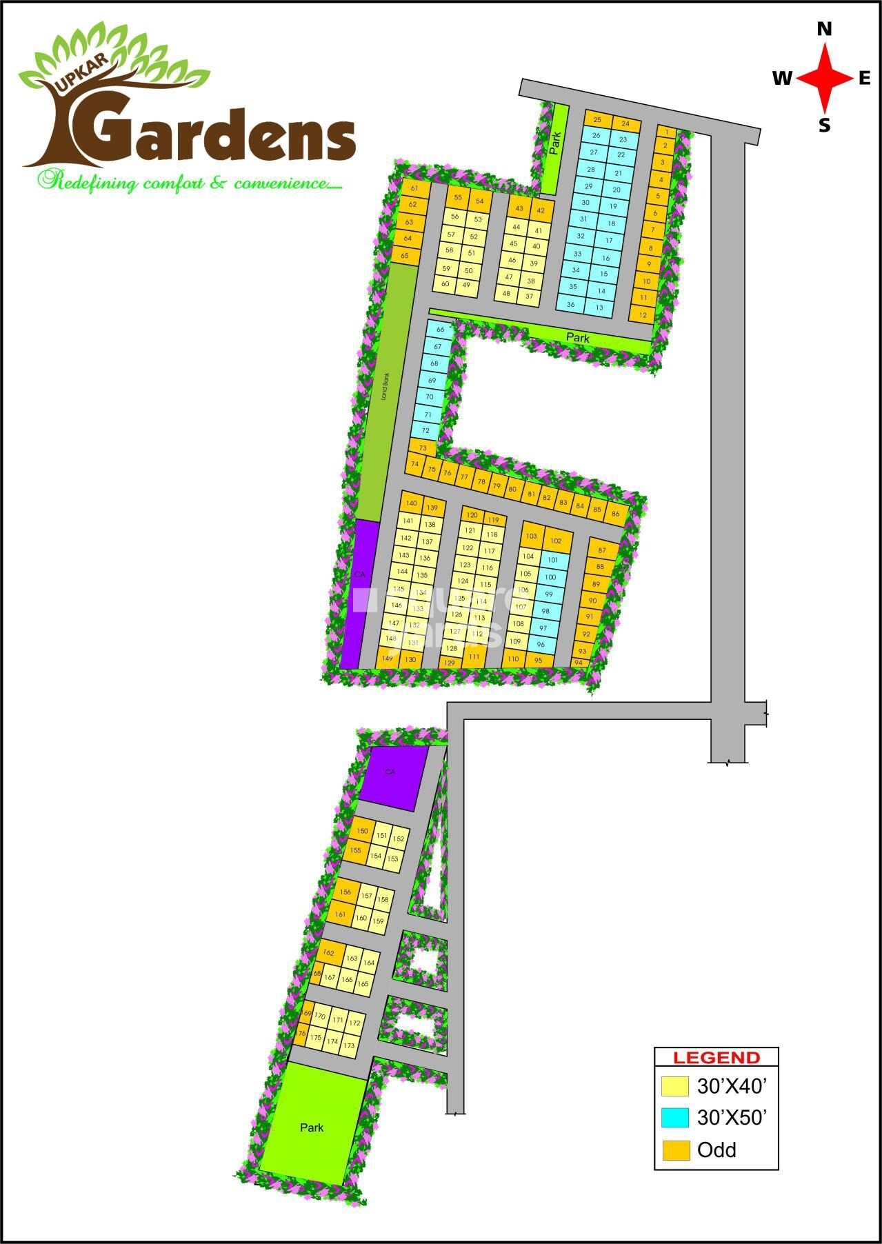 Upkar-Gardens_a drawing of a street sign on a lamp post