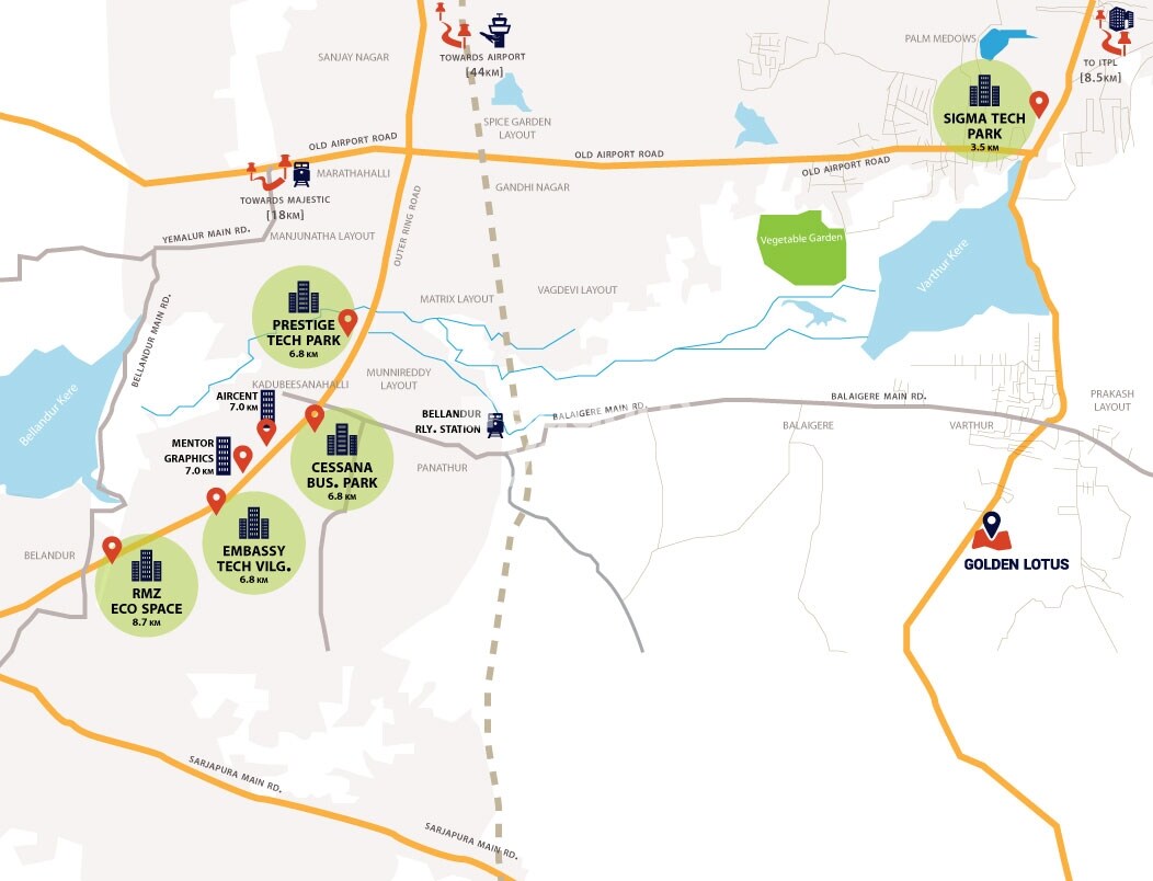 Upscale Golden Lotus