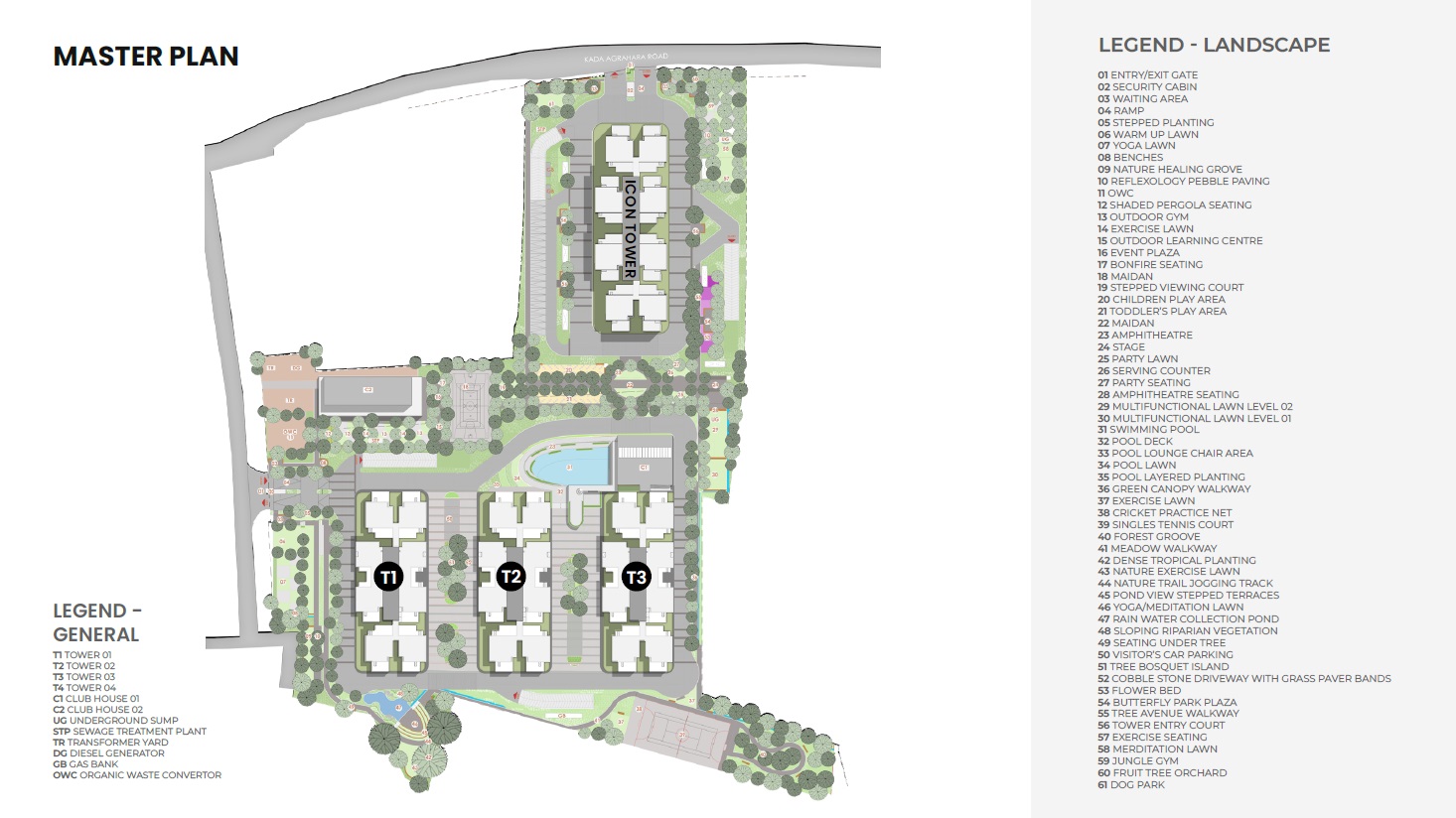 Urban Serene Heights Master Plan Image