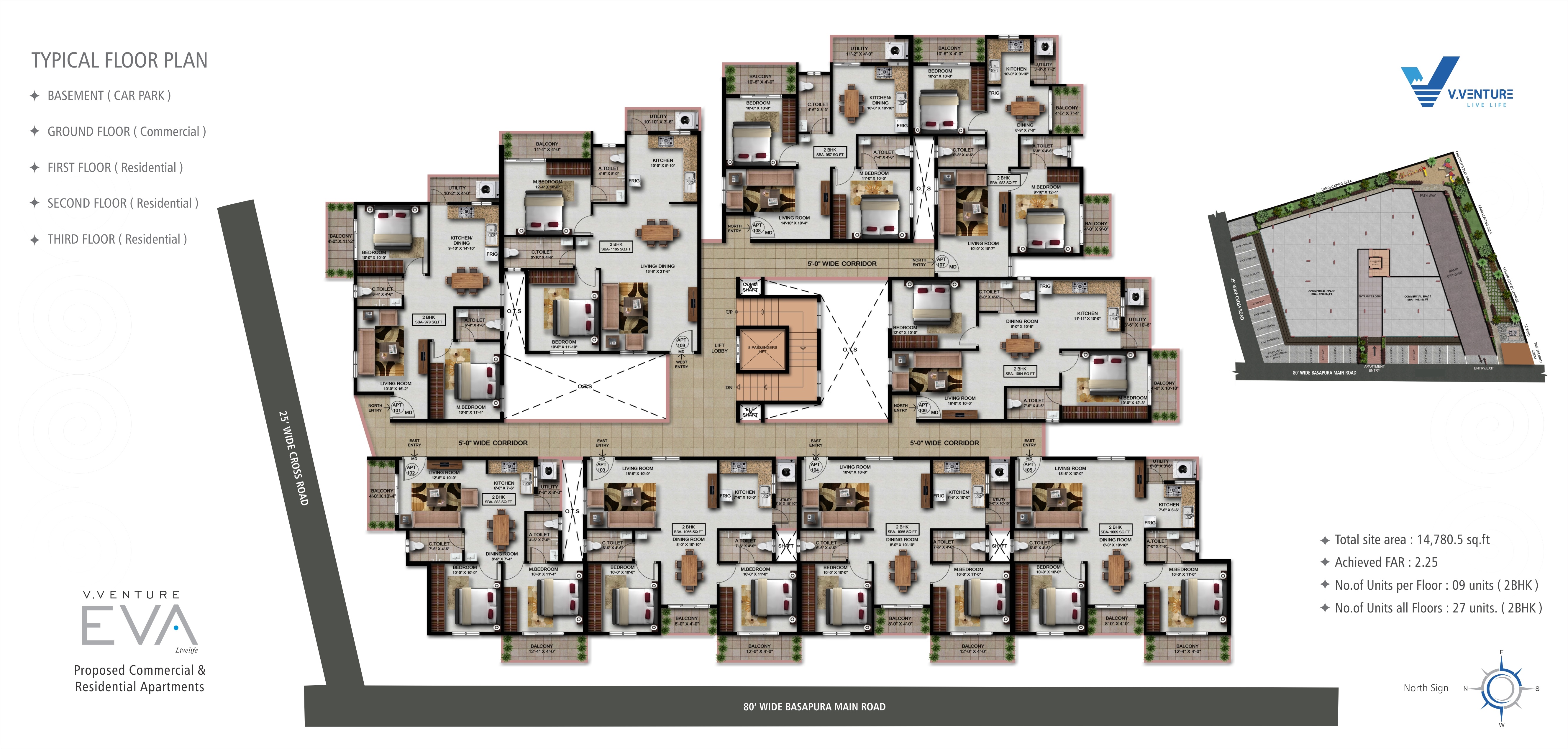 V Venture Eva Floor Plans