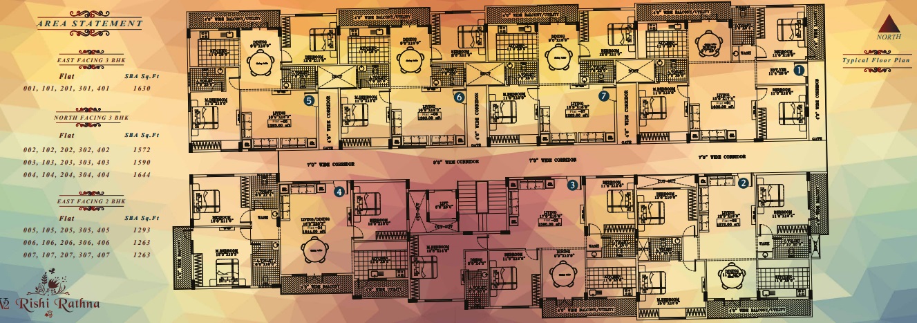 V2 Rishi Ratna Floor Plans