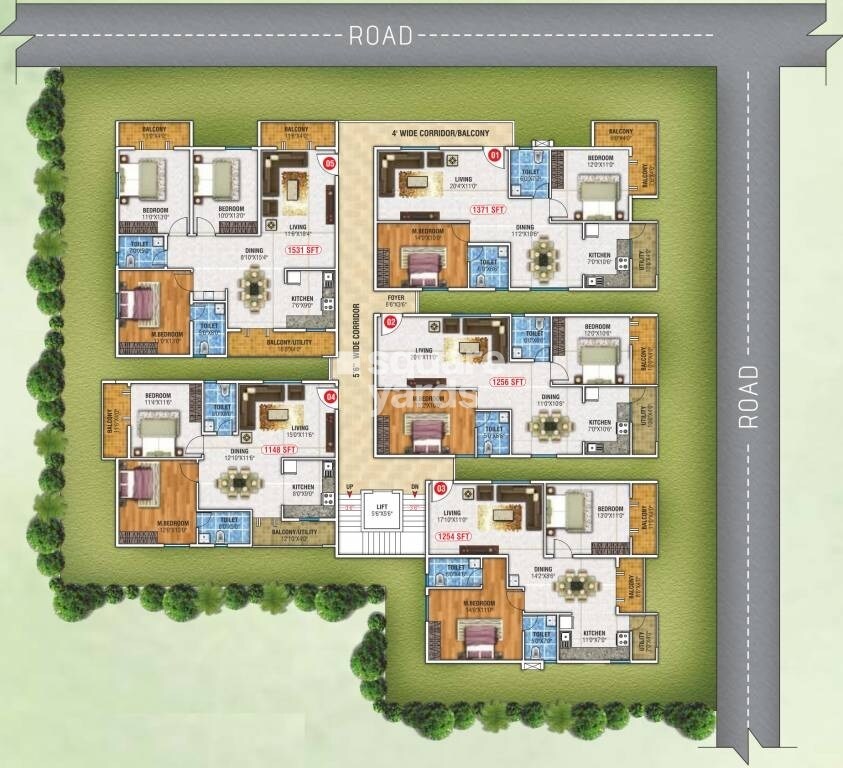 Vaibhav Ocean Spray Master Plan 1