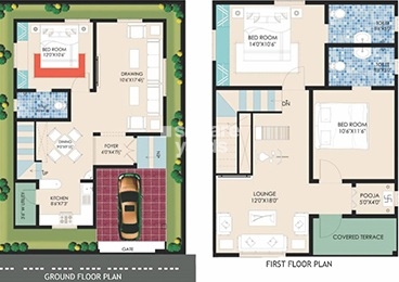 Vaibhav Villas Floor Plans