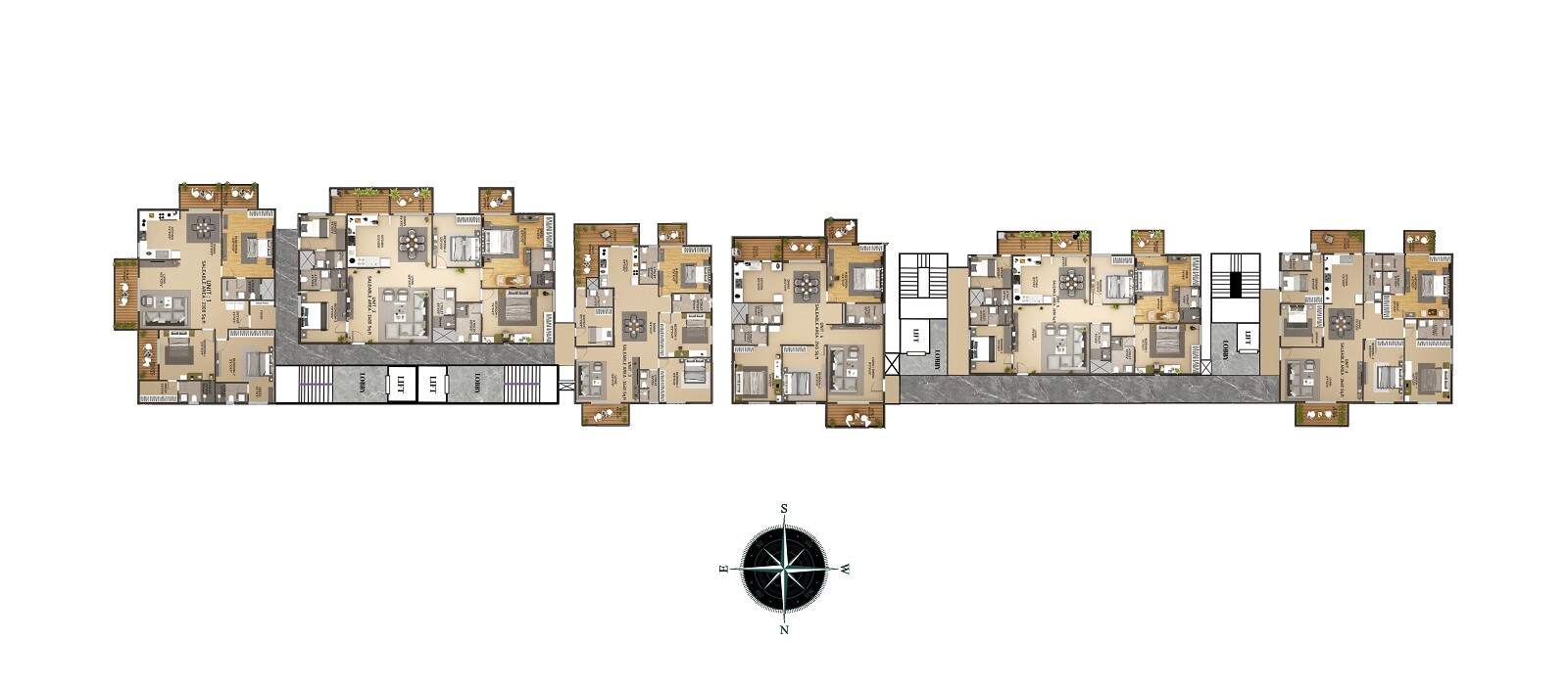 Vainavi Celestium Floor Plans
