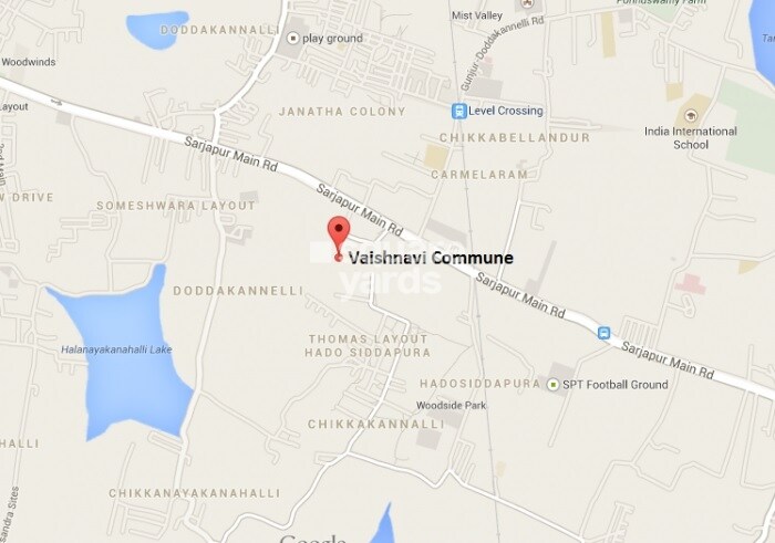 Vaishnavi Communes Location Image